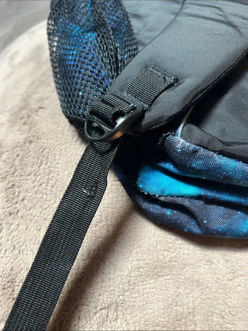 Jansport Vintage Big Student Blue Galaxy Print Backpack